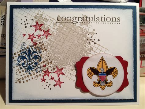 Flippa, paypal, google neteller virtual debit card features. Eagle Scout card made using Stampin' Up! ink, stamps, and ...