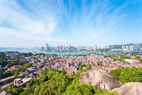 Beautiful Panoramic Scenery Of Gulangyu Island In Xiamen China