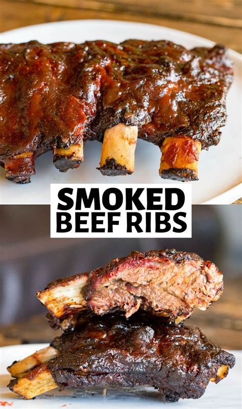 Traeger Smoked Beef Ribs Easy Grilled Beef Ribs For The Pellet Grill
