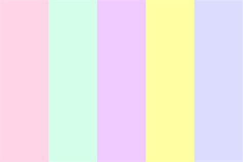 Makeup, skincare, haircare, fragrance, bath & body Pastels Color Palette