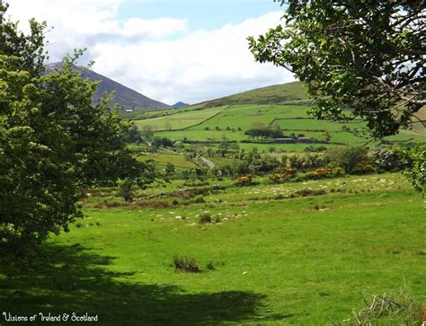 Mourne mountains, mountains astride a corner of down district and newry and mourne district, formerly in county down, northern ireland, a compact range of granite peaks rising abruptly from the irish sea at carlingford lough (inlet of the sea) and extending for 9 miles (14.5 km) between newcastle. Mourne Mountains valley, County Down, Ireland. | Irsko