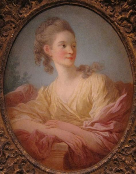 Jean Honore Fragonard Portrait Of A Young Woman Said To Be Gabrielle
