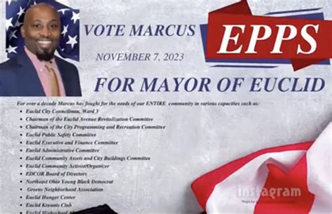 Marcus Epps Running For Mayor Of Euclid 2023 Seeking Sister Wife