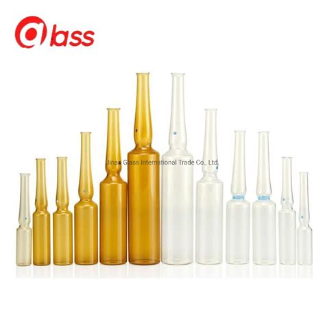 High Quality Pharmaceutical 1ml Empty Neutral Borosilicate Glass Injection Ampoules China