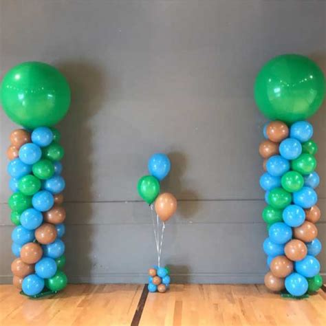 Balloon Columns W Centerpieces Party Balloons By Q