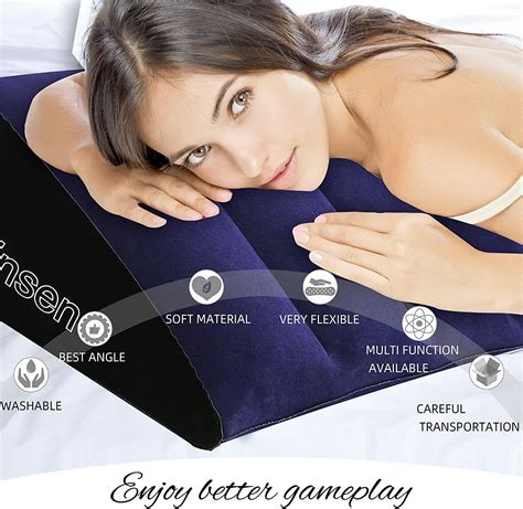 Wedge Inflatable Sex Pillow Can Insert Dildo Sex Pillow Cushion Furniture Bdsm Ebay