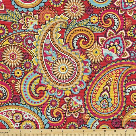 Paisley Fabric By The Yard