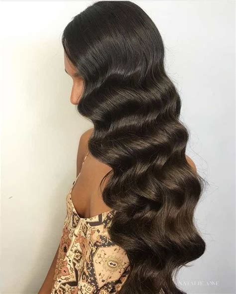The Ultimate Way To Get Glam Vintage Waves Hollywood Hair Hair Waves