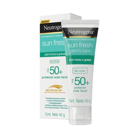 Protector Solar Facial Sin Color Fps50 Neutrogena