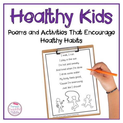Healthy Kids Poems Made By Teachers