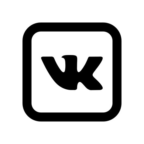 Vk Outline Icon Png Free Cutout Png And Clipart Images Citypng Images
