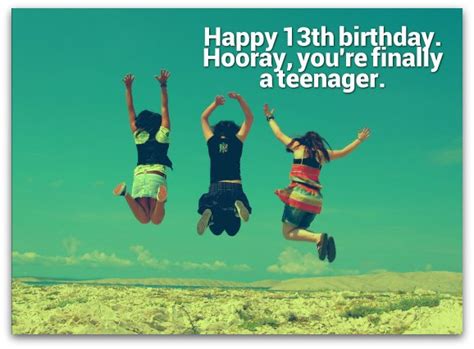 Get your teen face on…and face the music! 13th Birthday Wishes - Birthday Messages for 13 Year Olds