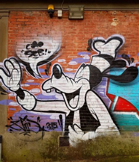The Art Of Graffitigoofydisneystar💫florece🇮🇹 Goofy Disney Street