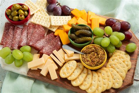 Easy Sausage And Cheese Platter Recipe Cheese Meat And Cheese Tray