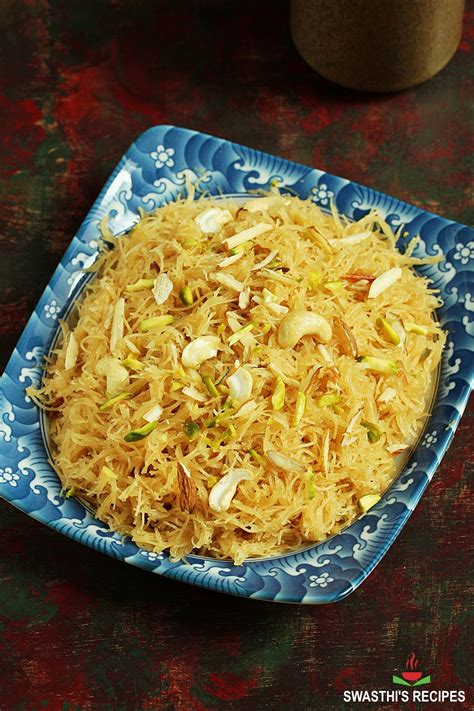 Seviyan Recipe Sweet Vermicelli Swasthis Recipes