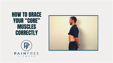 How To Brace Your “core” Muscles Correctly Back Strength Youtube