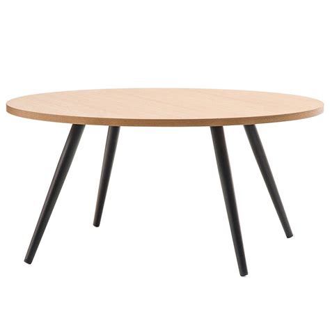 The table top is crafted from layered plywood with a melamine layer completing the top. Ash & Black Marina Round Coffee Table | Coffee table ...