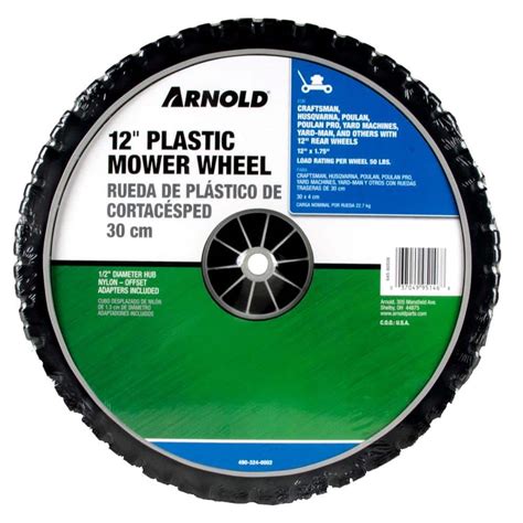 Arnold 12 In X 175 In Universal Plastic Wheel With 12 In Dia Nylon