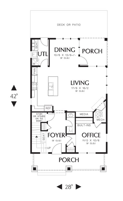 Coastal House Plan 21133 The Darlington 1925 Sqft 3 Bedrooms 21