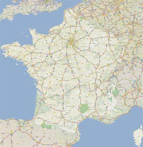 Map Of Toll Roads In France France Map Toll Roads Western Europe