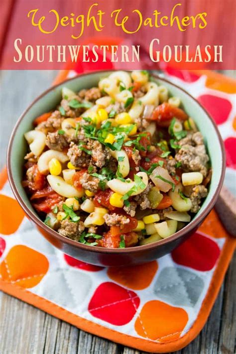 It is one of my favorite weight watchers recipes. Healthy Weight Watchers Goulash Recipe