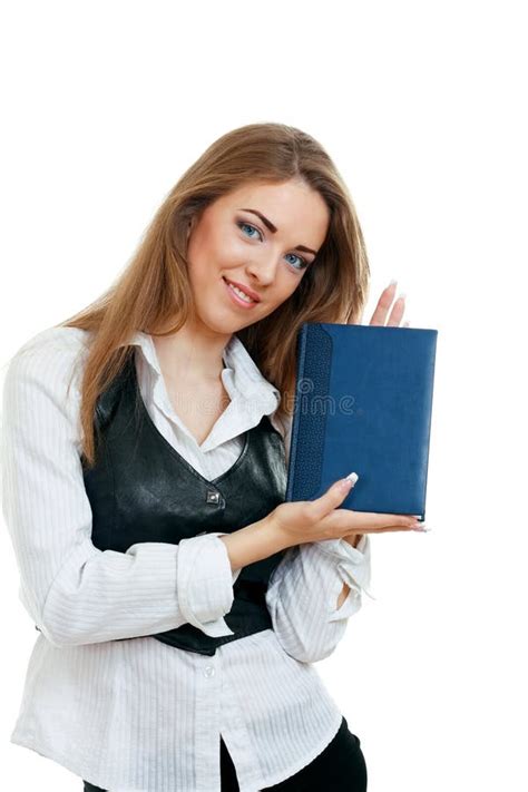 Beautiful Student Girl Holding Books Stock Photo Image Of Girl