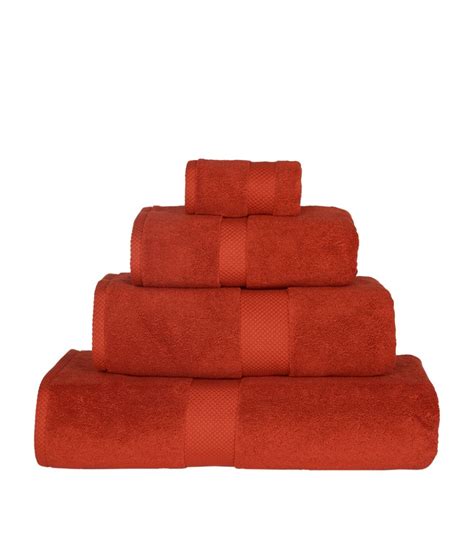 Ralph Lauren Red Avenue Rogue Bath Towel 75cm X 137cm Harrods Uk