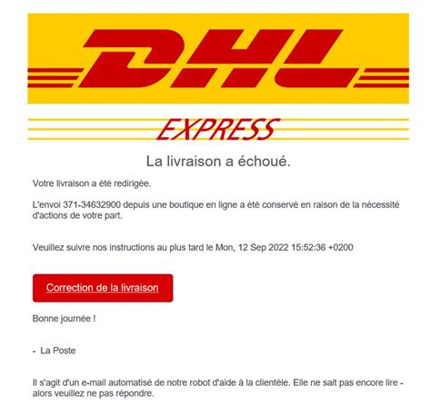 site nlgourmand viepratique fr DHL Express Arnaque identité Phishing