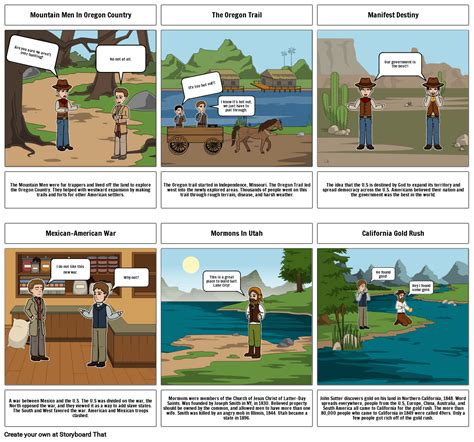 Westward Expansion Storyboard By Abc25d44