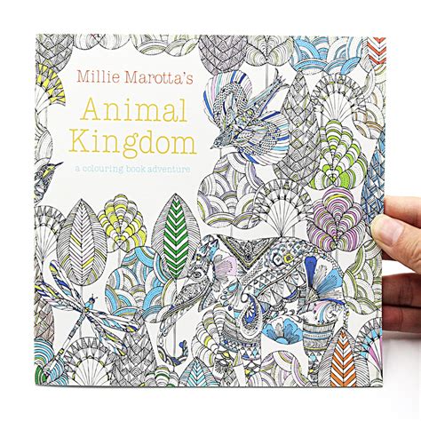 1 Pcs 24 Pages Animal Kingdom English Edition Coloring Book For