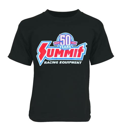 Summit Racing Equipment 50th Anniversary Youth T Shirts Free