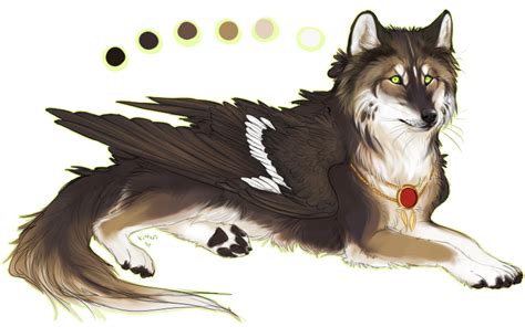 Winged Wolf By Kitfaced On Deviantart