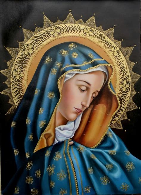Virgen Dolorosa Virgin Mary Art Our Lady Of Sorrows Blessed Mother