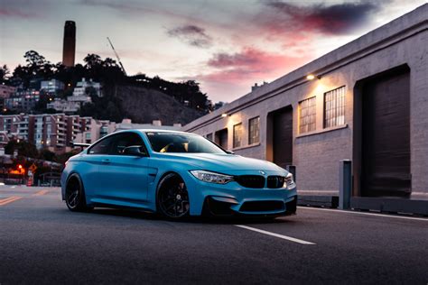 Frozen Yas Marina Blue Bmw M4 Is The Ultimate Smurf Carscoops