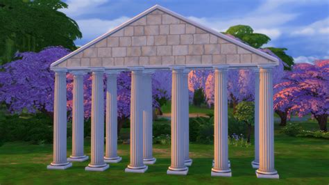 Mod The Sims Doric Columns Pilasters And Pedestals