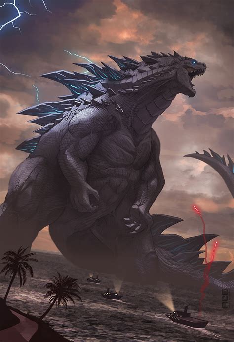 Epic 2014 Godzilla Fan Made 3d Model Toho Kingdom Gambaran