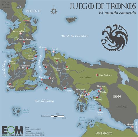 El Mapa De Juego De Tronos Mapas De El Orden Mundial Eom