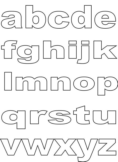 Best Images Of Large Printable Block Letter Stencils R Printable Block Alphabet Letters In