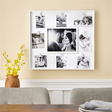 Shop For The 9 Opening White Rustic 195 X 215 Collage Frame With