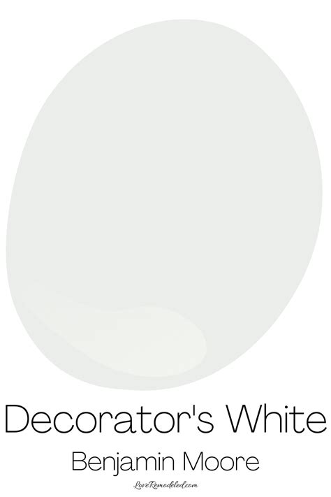 Decorators White By Benjamin Moore Love Remodeled