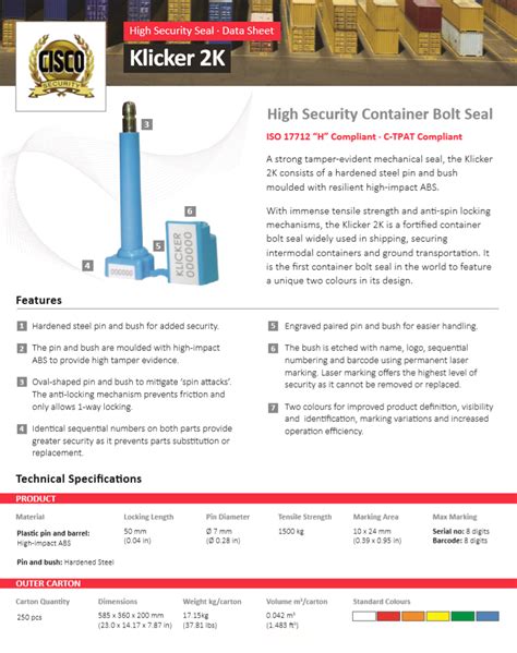 See more of cic international malaysia sdn bhd on facebook. High Security Seal | PT Reach International (M) Sdn Bhd