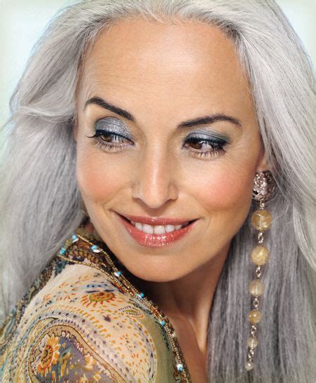 22 Best Images About Makeup For Silver Grey Hair On