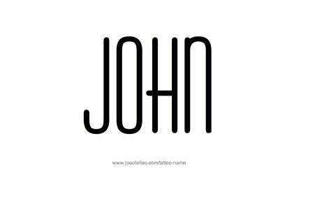 John Name Tattoo Designs