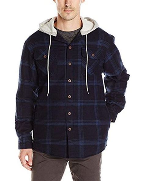 Lyst Wrangler Authentics Long Sleeve Quilted Lined Flannel Shirt