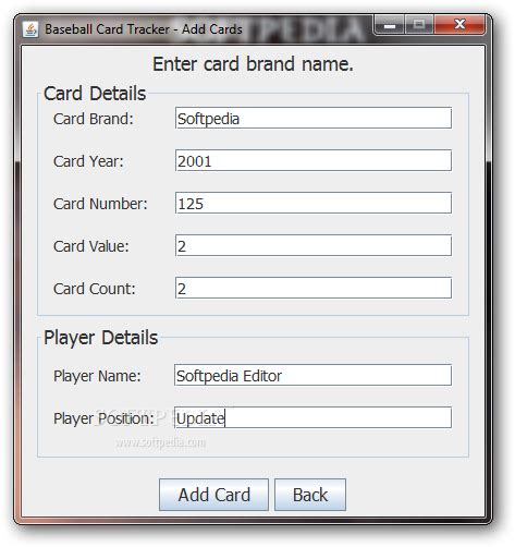 We did not find results for: Baseball Card Tracker Download