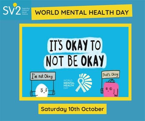 World Mental Health Day 10th October 2020 Sv2