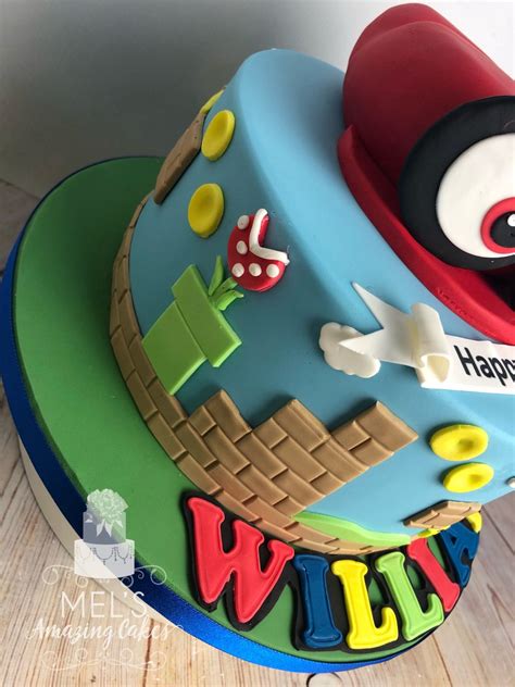 Super Mario Themed Cake Mels Amazing Cakes