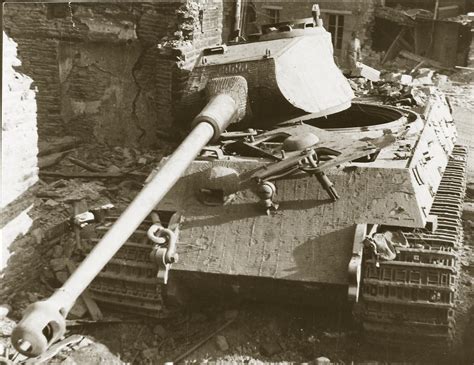 Normandy 1944 The First Tiger Ii To Be Knocked Out In Combat R