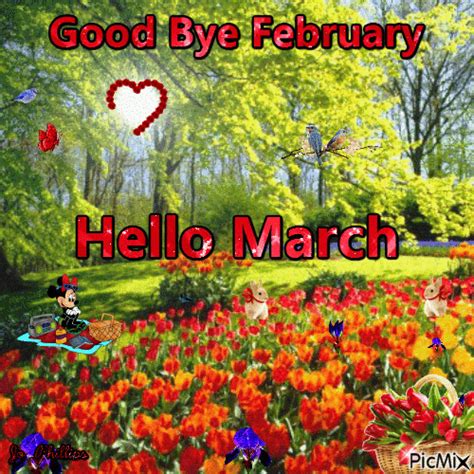 Goodbye February Hello March  Pictures Photos And Images For