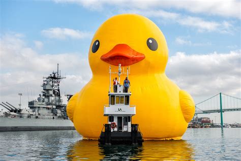 The Worlds Largest Rubber Duck Sails Through Lake Erie This Weekend